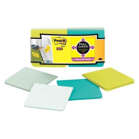 Post-It Full Adhesive Sticky Notes, 3x3, Bali, PK12 F330-12SSFM