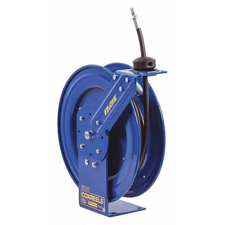 Coxreels Spring Return Hose Reel, 1/4 in Hose Diameter, 25 ft Length, 5,000 psi Max. Pressure EZ-P-HP-125