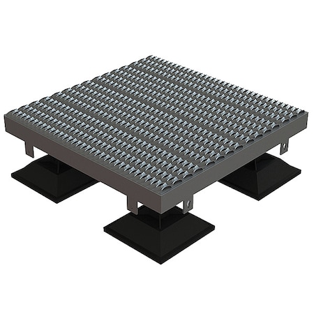 Tri-Arc Platform Unit, 36 in W, Aluminum, 500 lb Load Capacity URTOS3636