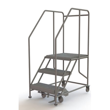 Tri-Arc Mobile Work Platform, 30 in H, 24 in W, 24 in D, Steel, 800 lb Load Capacity WLWP132424SL