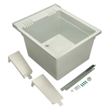 Zurn 22 3/8 in W x 26 in L x 14 in H, Wall Mount, Utility Sink MS2620W-AW