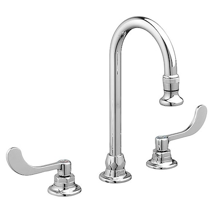 American Standard Manual Gooseneck Kitchen/Bathroom Faucet, 8" Mount, Chrome 3 Hole 6540171.002