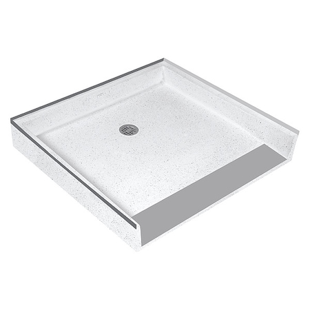 Fiat Products 36" x 36" Terrazzo Shower Base, 2" Connection, Marble Chips ADAWN3636081