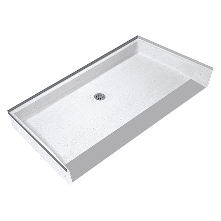Fiat Products 60" x 30" Terrazzo Shower Base, 2" Connection, Marble Chips ADAWN6030081