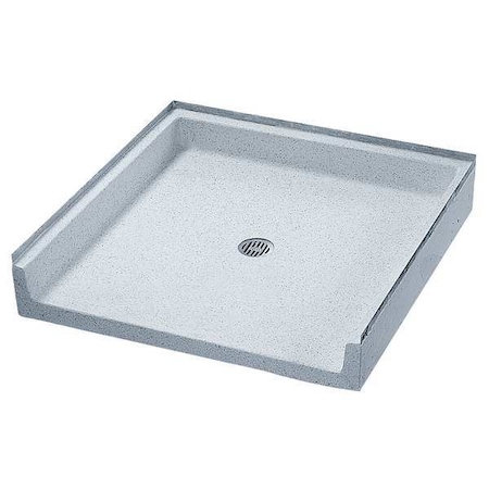 Fiat Products 60" x 36" Terrazzo Shower Base, 2" Connection, Marble Chips ADATN6036081