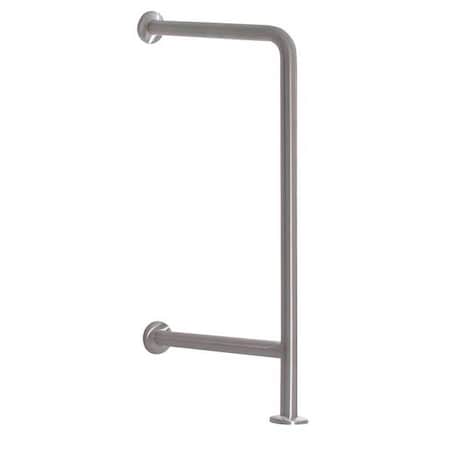 Bradley Concealed Wall Mount Grab Bar, Stainless Steel, Satin 8120-056000