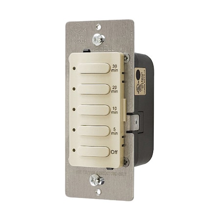 Hubbell Wiring Device-Kellems Timer, Electronic, 120/277V, Ivory DT5030I