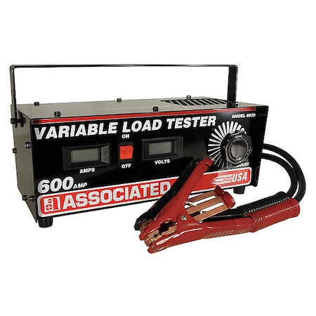 Associated Equipment Variable Load Tester, Digital, 600 Amps 6039