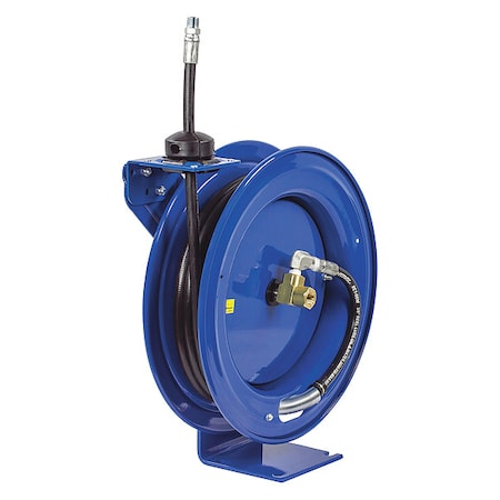 Coxreels Hose Reel, 3/8 in Hose Diameter, 25 ft. Length, 3000 psi Max. Pressure, Brass P-MP-325