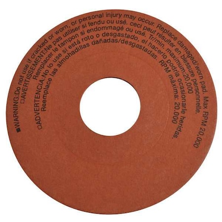 Westward Sanding Backing Pad, 3 In PN5ZL19012G