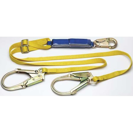 Werner Decoil Adjustable Twinleg Lanyard D 6ft C411202