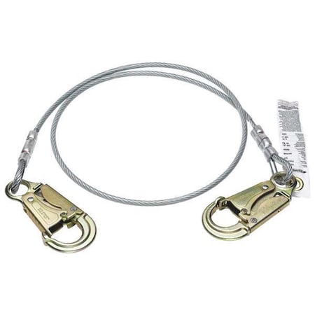 WERNER 6 ft.L Positioning and Restraint Lanyard C161106