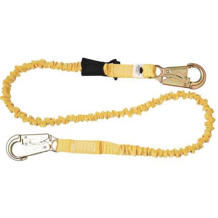 Werner Softcoil Single Leg Lanyard Energy  6ft C351100