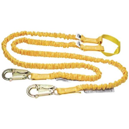 Werner Softcoil Twinleg Lanyard Energy Abs 6ft C453100