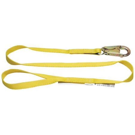Werner Positioning/Restraint Lanyard, 6 ft. Length, Loop, 1 Leg(s) C113106