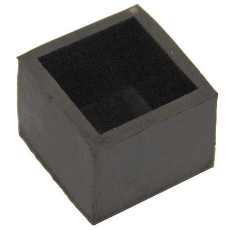 Westward Rubber Leg Tip, 30mm Lx30mm Wx23.8mm H CP-50-36