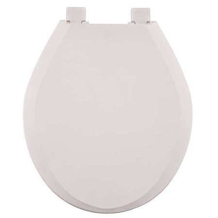 Centoco Toilet Seat With Cover, Slow Close Toilet Seat, Round, White 3700SC-001