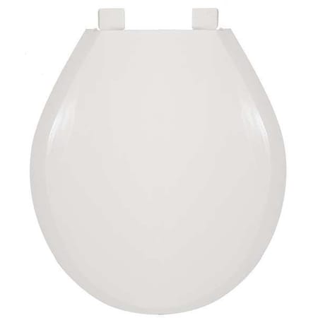Centoco Toilet Seat With Cover, Top-Mounted Hinge, Round, White 3700SCLC-001