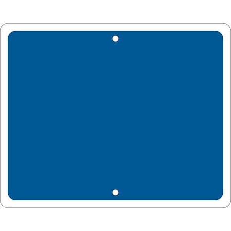 Brady Railroad Sign, 12 in H, 15 in W, Horizontal Rectangle, No Text, 134193 134193