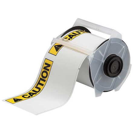 Brady Label, Black/Yellow, Labels/Roll: 100 133141
