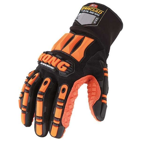 Ironclad Performance Wear Mechanics Gloves, Black/Orange, M, PR SDXO2-03-M
