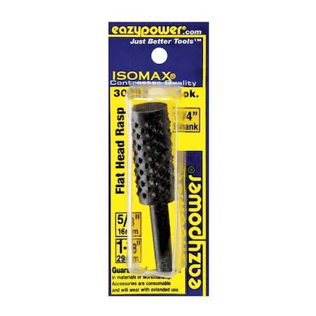 Zoro Select Flat Head Rasp, 5/8 in., 1 pcs. 30083