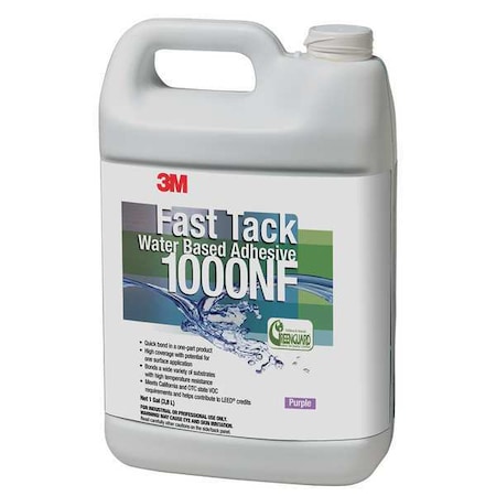 3M Construction Adhesive, 1000NF Series, Purple, 1 gal, Pail 62423475318