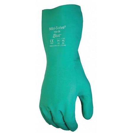 Showa Chemical Resistant Gloves, Nitrile, XS, PR 730-06