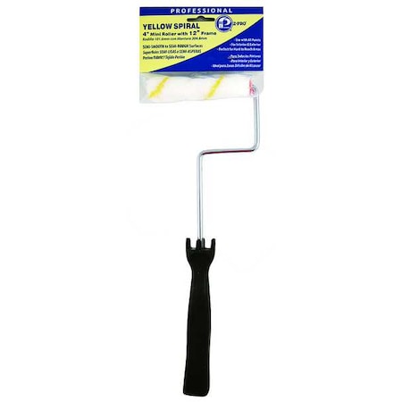 Premier Mini Paint Roller Frame, Cageless, Plastic Handle, 4" Rollers 84012
