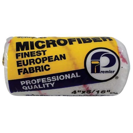 Premier 4" Paint Roller Cover, 5/16" Nap, Microfiber 4MCR-1