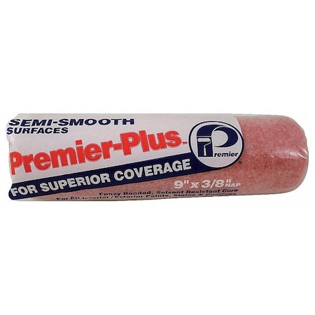 Premier 9" Paint Roller Cover, 3/8" Nap, Polyester/Knit 927