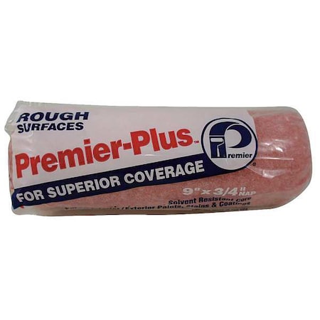 Premier 9" Paint Roller Cover, 3/4" Nap, Polyester/Knit 947