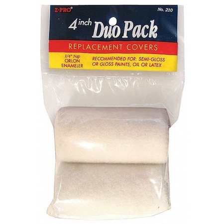 Premier 4" Paint Roller Cover, 1/4" Nap, Dripless 210