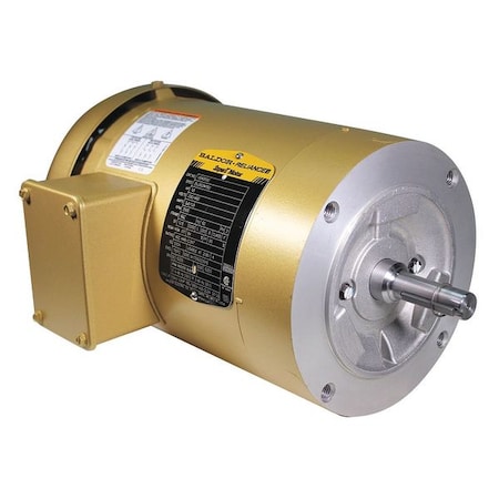 Baldor-Reliance Three-Phase General Purpose Motor, 1 1/2 HP, 56C Frame, 208-230/460V AC Voltage VEM3550