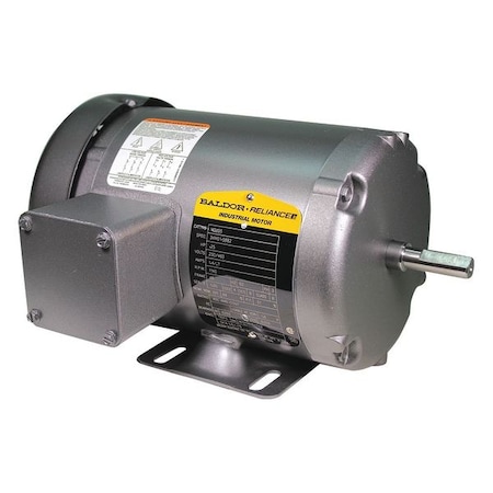 Baldor-Reliance Three-Phase General Purpose Motor, 1/4 HP, 48 Frame, 230/460V AC Voltage, 1,140 Nameplate RPM M3455