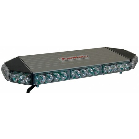 Power-Link Mini Light Bar, Red, Clear Lens, 18 In., LED PLC18RC