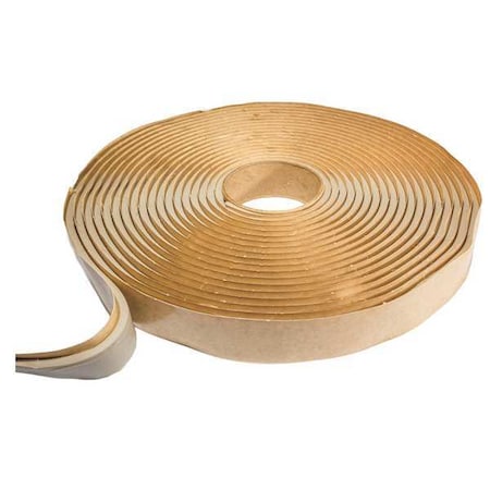 Ductmate Self-Fusing Tape, Butyl, White, 8 3/8 yd L GR 440 3/16X5/8