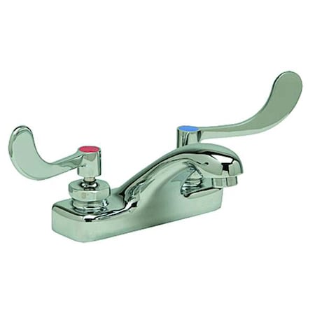 Zurn Bathroom Faucet integral cast Spout, Polished Chrome, 2 Holes, Blade Handle Z81104-XL-3M