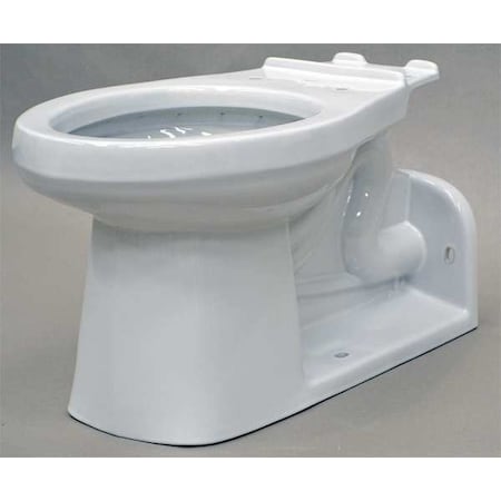 Gerber Toilet Bowl, 1.28 gpf, Pressure Assist Tank, Floor Mount, Elongated, White HE-21-374