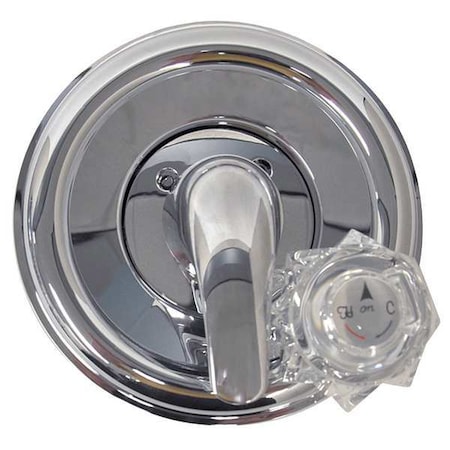 Danco Shower Trim Kit 7-1/2", Plastic, Chrome 9D00010003