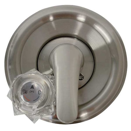 Danco Shower Trim Kit 7-1/2", Plastic, Brushed Nickel 9D00010004