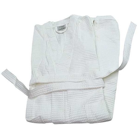 R & R Textile Bathrobe, Belted, Cotton/Polyester, PK12 X70100