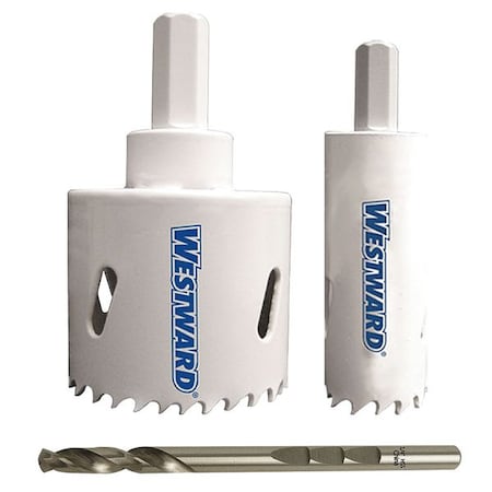 Westward Hole Saw Kit, 3 pcs. 29VX11