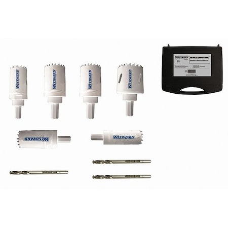Westward Hole Saw Kit, 9PC 29VX25