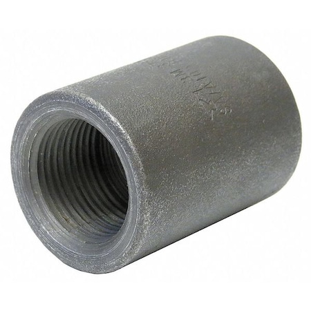 Anvil Reducing Coupling Reducing Coupling, 4" x 2" Pipe, FNPT, Black Forged Steel, Class 3000 0361181308