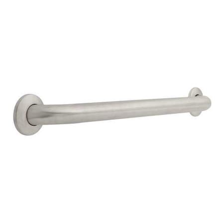 Franklin Brass Concealed Wall Mount Grab Bar, 24" L, Stainless Steel, Stainless steel 5624