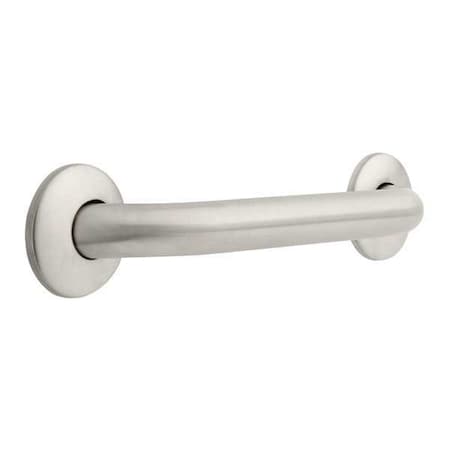 Franklin Brass Concealed Wall Mount Grab Bar, 12" L, Stainless Steel, Stainless steel 5712