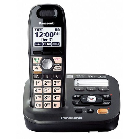 Panasonic Expandable Phone, Cordless, Black KX-TG6591T