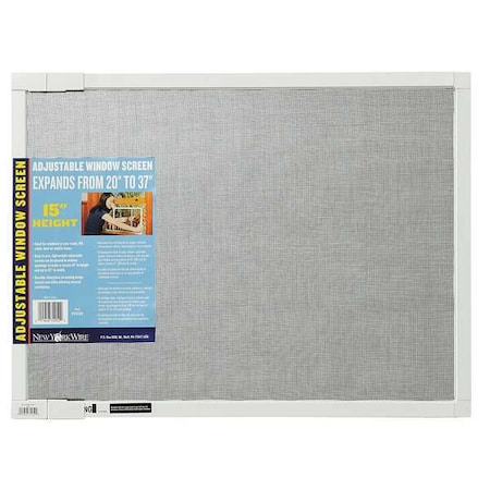 Adfors Adjustable Screening, 15 in W, 37 in L, Dark Gray FSP8556-U