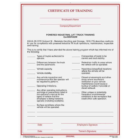 Jj Keller Training DVD, Workplace Safety, PK50 2543